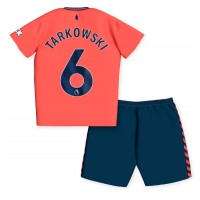 Everton James Tarkowski #6 Vonkajší Detský futbalový dres 2023-24 Krátky Rukáv (+ trenírky)